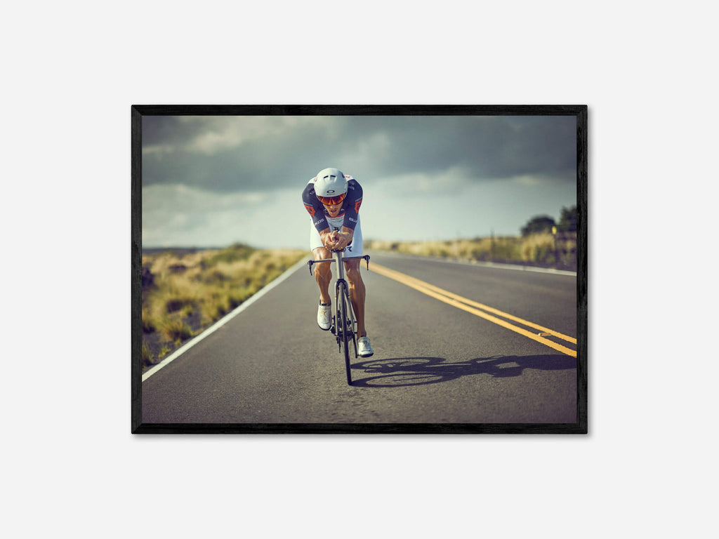 Jan during a photo shoot, Queen K Highway, Big Island/Hawaii, 2017