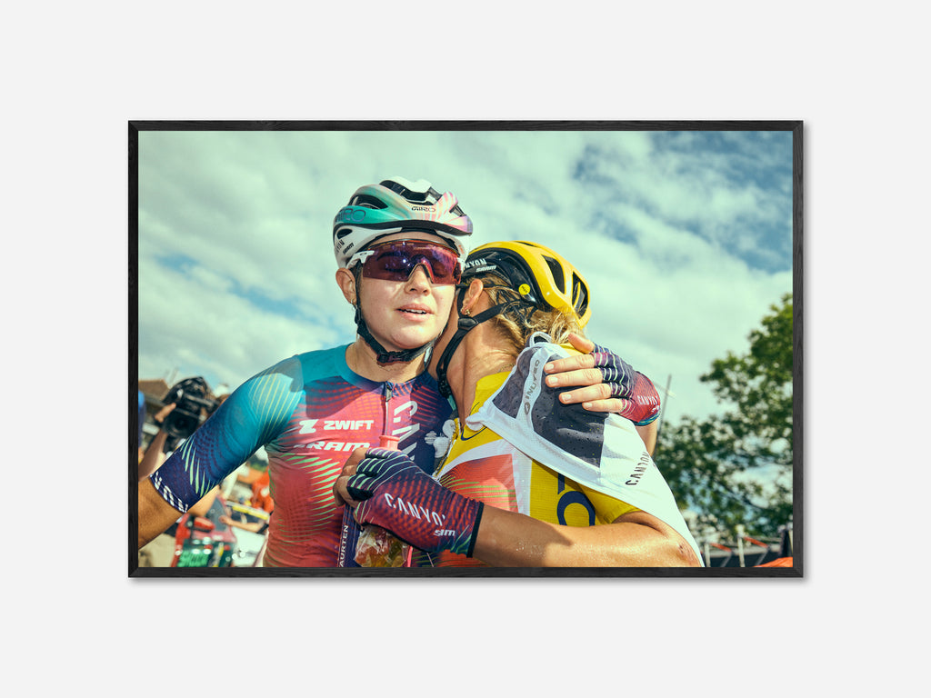 Neve & Kasia, behind the finish line, TDFFaZ, Stage 6, Ambert, 2024