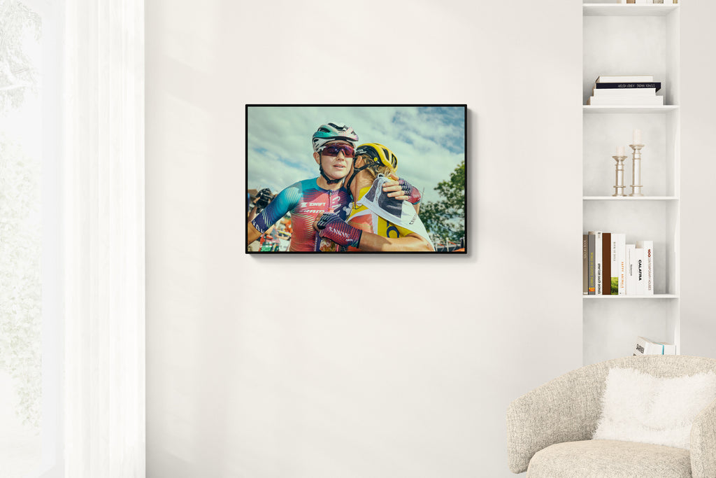 Neve & Kasia, behind the finish line, TDFFaZ, Stage 6, Ambert, 2024