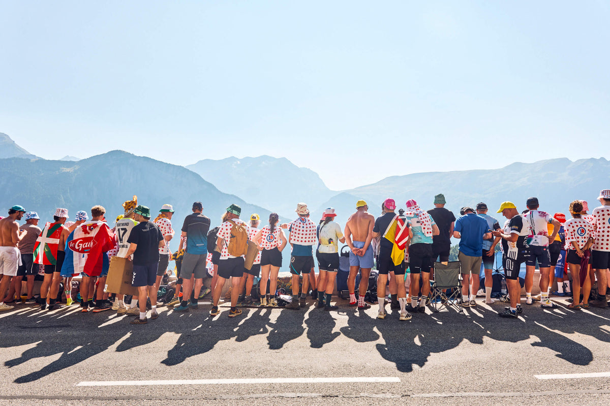 Crowd waiting on Alpe d'Huez, Tour de France 2026 Stage 19