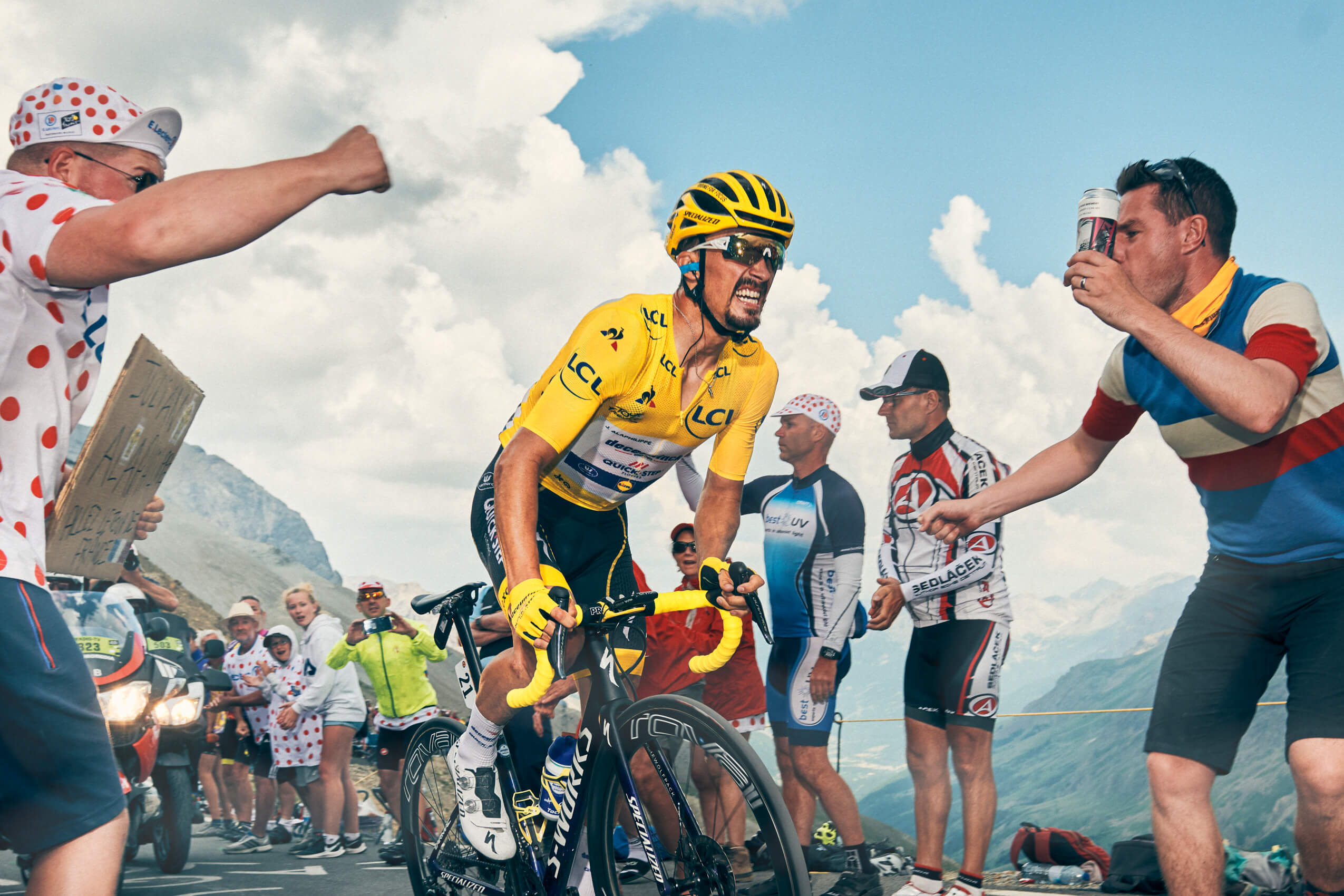 14 days in yellow I, Julian Alaphilippe, Col Du Galibier, Tour de France 2019, stage 18